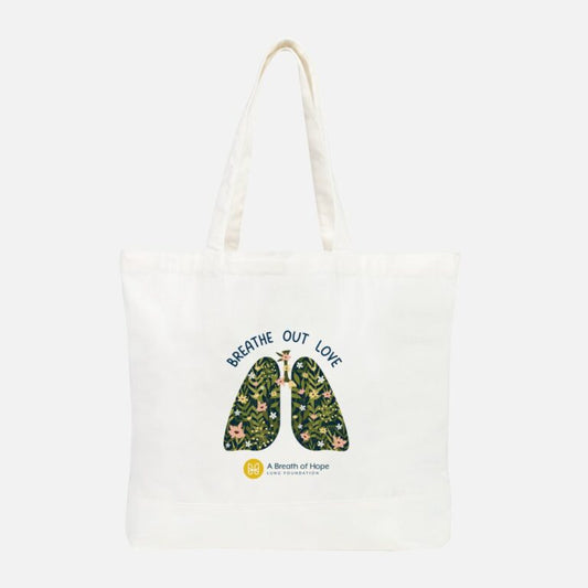 Breathe Out Love Tote